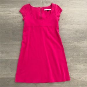Diane von Furstenberg DVF Womens Damita Dress size 2  Short Sleeve Hot Pink